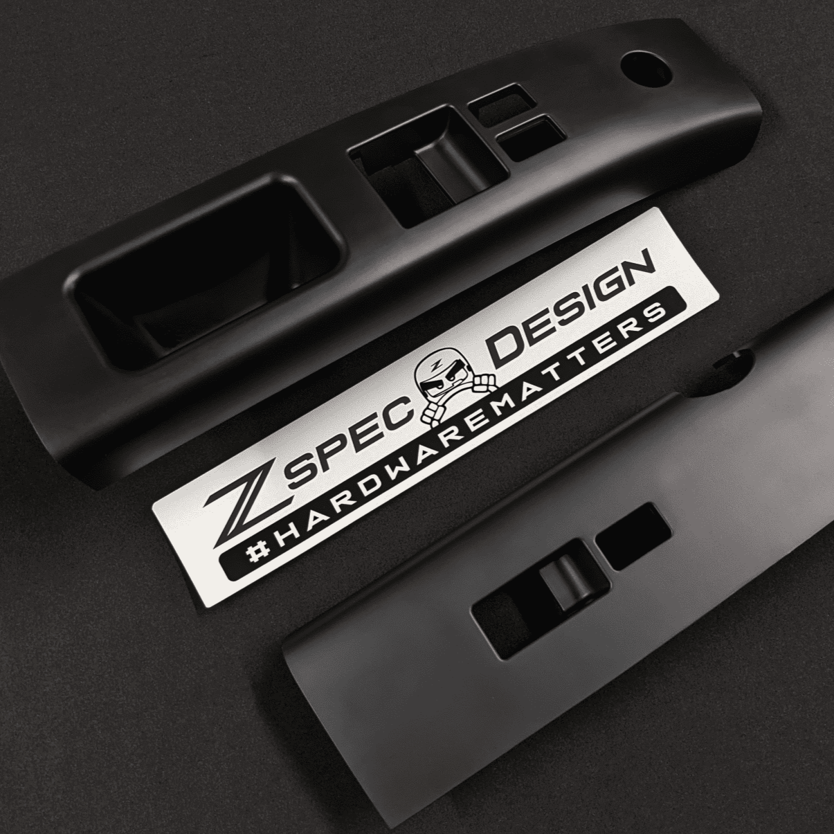 ZSPEC 350z Z33 Interior Door Window Switch Finisher Set for LHD '03-05, Black - ZSD-004254-  DRIVEN - 1