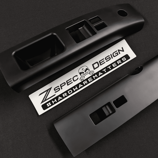 ZSPEC 350z Z33 Interior Door Window Switch Finisher Set for LHD '03-05, Black - ZSD-004254-  DRIVEN - 1