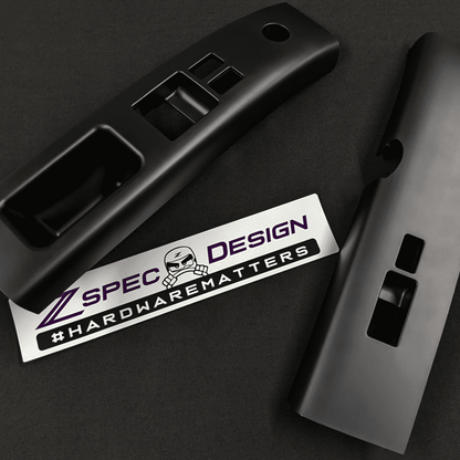 ZSPEC 350z Z33 Interior Door Window Switch Finisher Set for LHD '03-05, Black - ZSD-004254-  DRIVEN - 3