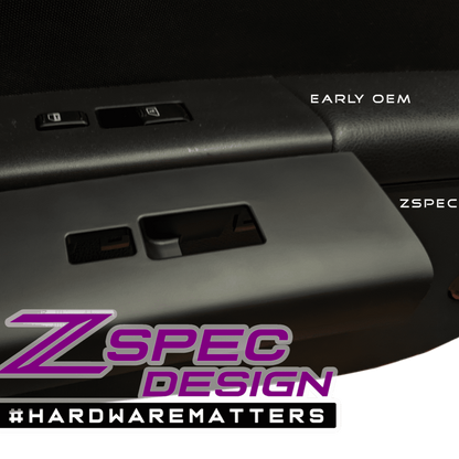 ZSPEC 350z Z33 Interior Door Window Switch Finisher Set for LHD '03-05, Black - ZSD-004254-  DRIVEN - 5