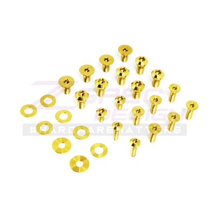 ZSPEC Dress Up Bolts® Fastener Kit, Door Jams Area for Nissan Z34 370z, Titanium - ZSD-200878-ZSD-200885-ZSD-200892-ZSD-200908-ZSD-200915-  DRIVEN - 6
