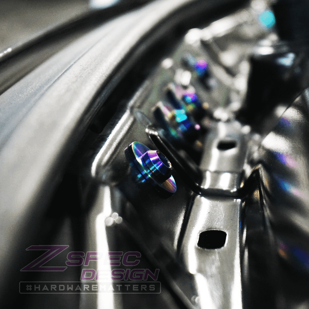 ZSPEC Stage-2 Dress Up Bolts® Fastener Kit for '14-19 BMW 435i F32 3.0T, Titanium - ZSD-200397-ZSD-200403-ZSD-200410-ZSD-200427-ZSD-200434-  DRIVEN - 3