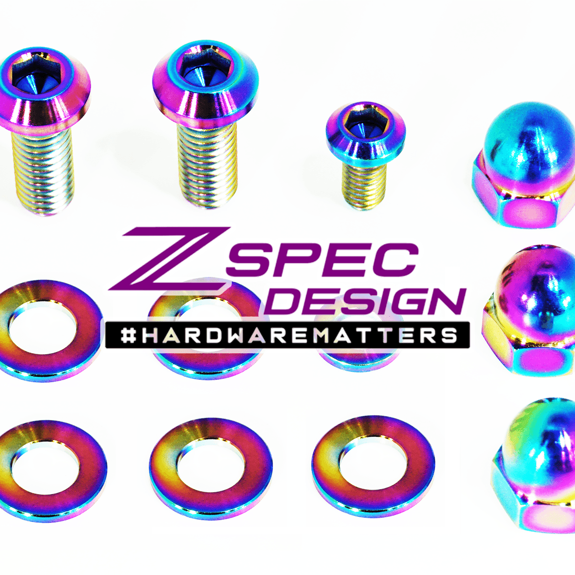 ZSPEC Balance Tube Fastener Kit for '90-96 Nissan 300zx Z32, Titanium Hardware - ZSD-390654-ZSD-390661-ZSD-390678-ZSD-390685-ZSD-390692-  DRIVEN - 6