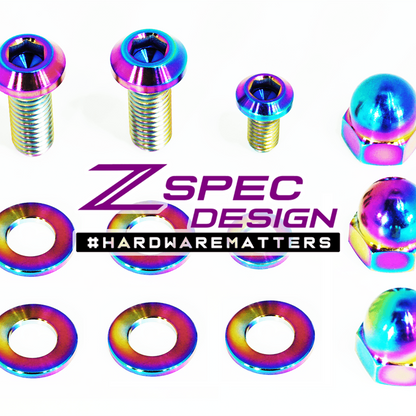 ZSPEC Balance Tube Fastener Kit for '90-96 Nissan 300zx Z32, Titanium Hardware - ZSD-390654-ZSD-390661-ZSD-390678-ZSD-390685-ZSD-390692-  DRIVEN - 6