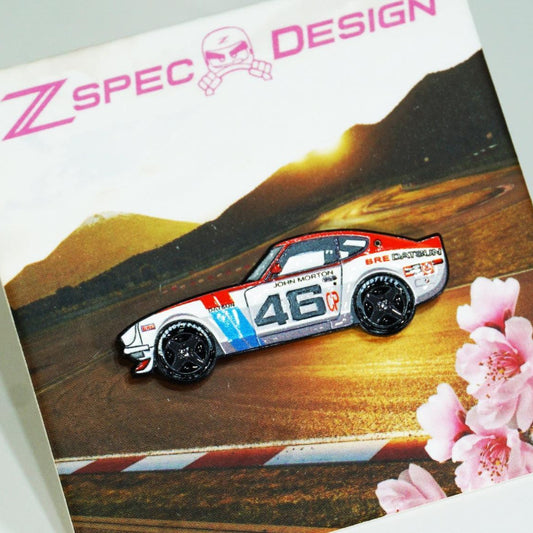 Datsun 240z #46 Race Car - Collector Lapel/Hat Pin - ZSD-383618-  DRIVEN - 2