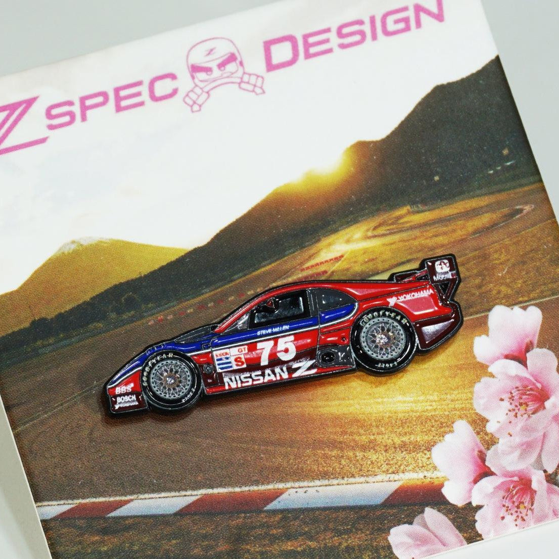 IMSA #75 Nissan Z (300zx Z32) Race Car - Collector Lapel/Hat Pin - ZSD-383472-  DRIVEN - 2