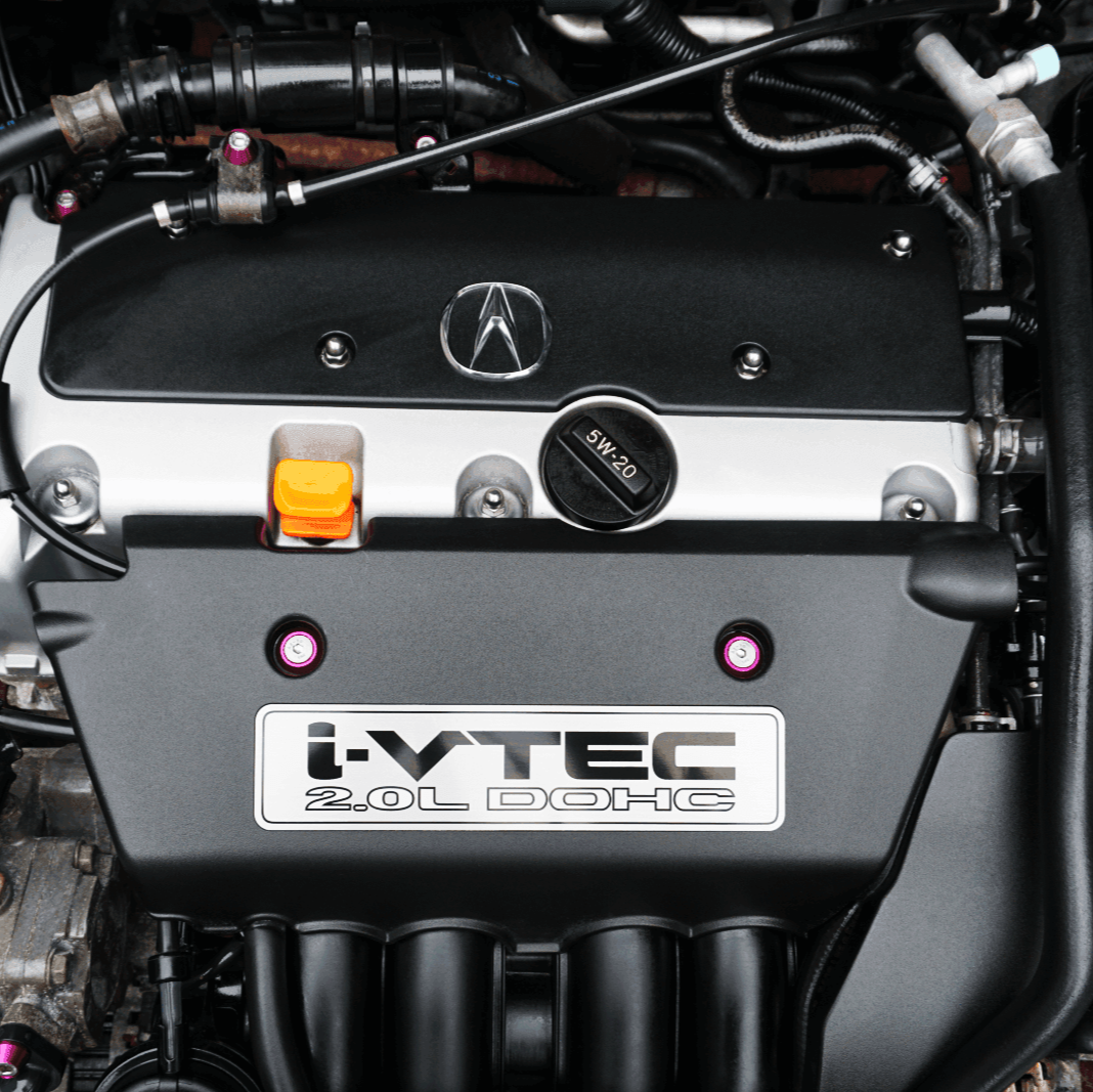 ZSPEC Stage-3 Dress Up Bolts® Fastener Kit for '01-07 Acura RSX 2.0L, Stainless & Billet - ZSD-753206-ZSD-753213-ZSD-753220-ZSD-753237-ZSD-753244-  DRIVEN - 10