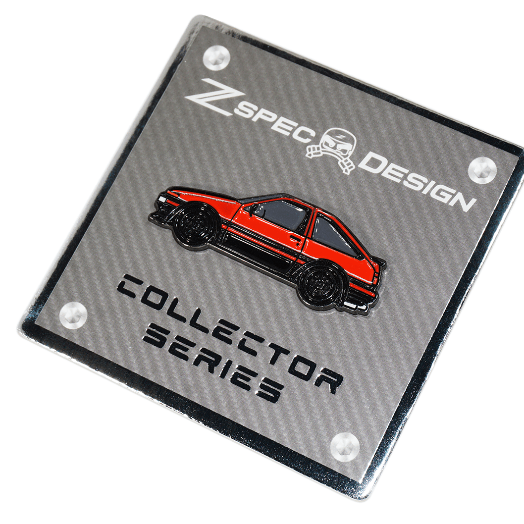 ZSPEC Toyota Corolla AE86 Tribute Lapel / Hat Pin - ZSD-001925-ZSD-001932-ZSD-001949-ZSD-001956-  DRIVEN - 1