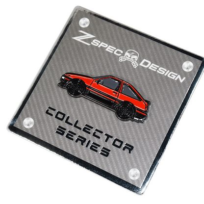 ZSPEC Toyota Corolla AE86 Tribute Lapel / Hat Pin - ZSD-001925-ZSD-001932-ZSD-001949-ZSD-001956-  DRIVEN - 1