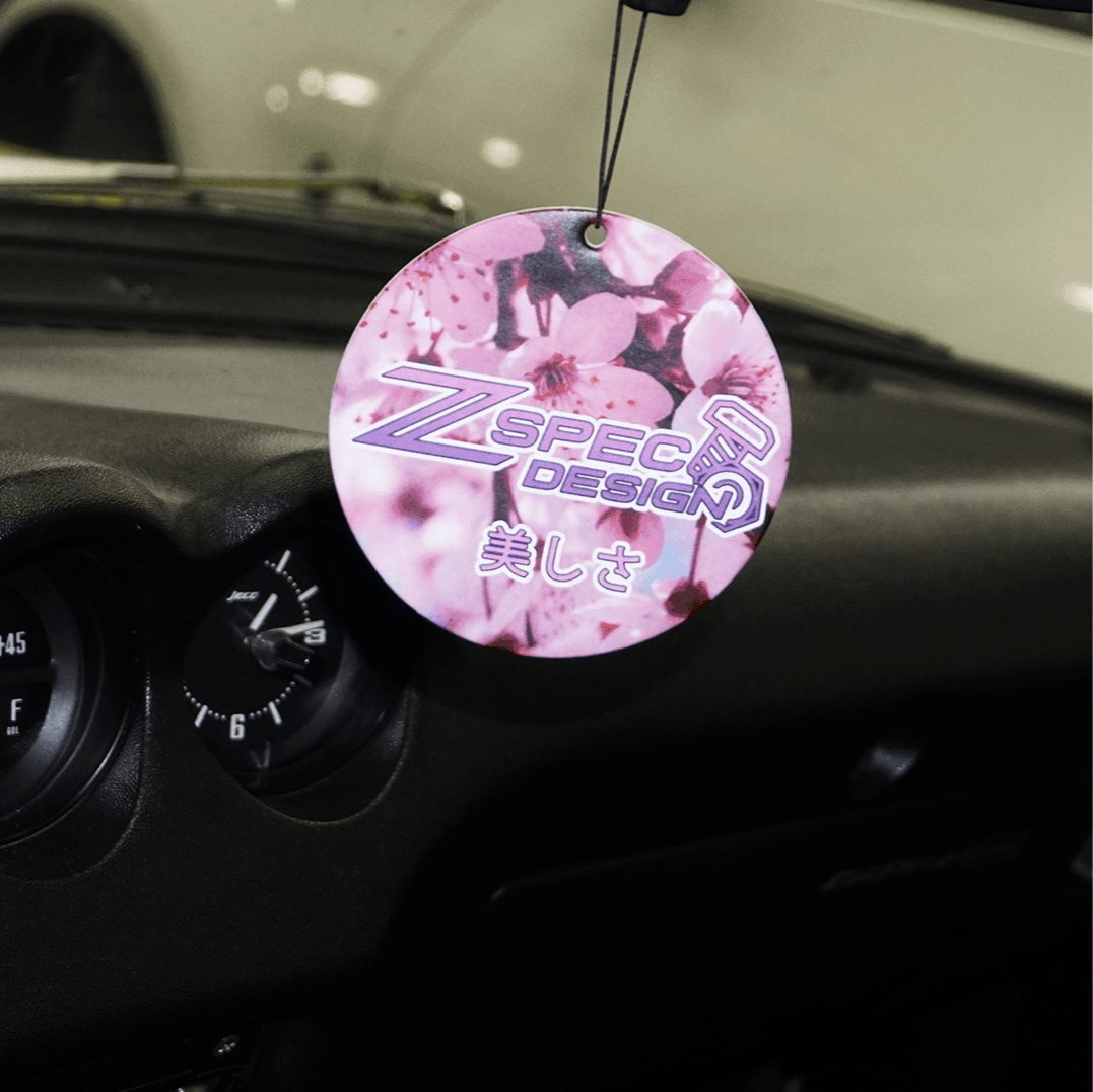 3" Round Sakura (Cherry-Blossom) Scented Air Freshener - ZSD-201646-  DRIVEN - 2