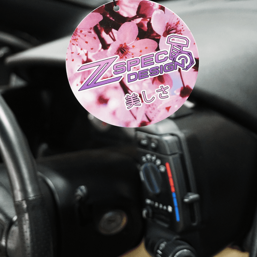 3" Round Sakura (Cherry-Blossom) Scented Air Freshener - ZSD-201646-  DRIVEN - 4