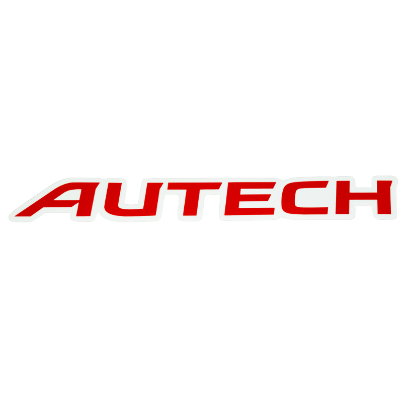 Clear-Vinyl Printed Autech Sticker Decal, 1" x 7.7" - ZSD-388958-  DRIVEN - 1