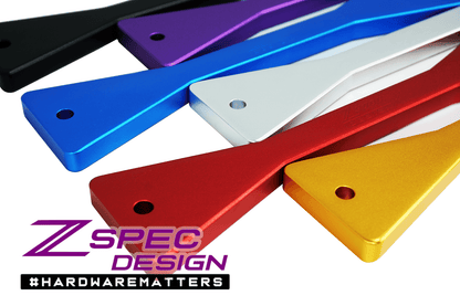 ZSPEC Battery Hold Down/Bracket, Billet Aluminum & Anodized, for use with factory rods - ZSD-009617-ZSD-009624-ZSD-009631-ZSD-009648-ZSD-009655-  DRIVEN - 1