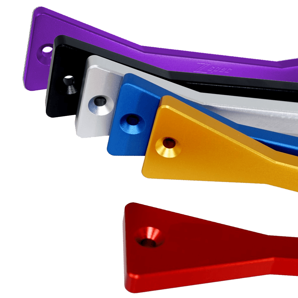 ZSPEC Battery Hold Down/Bracket for '03-09 Nissan 350z Z33, Billet w/ Stainless Hardware - ZSD-199363-ZSD-199370-ZSD-199387-ZSD-199394-ZSD-199400-  DRIVEN - 1