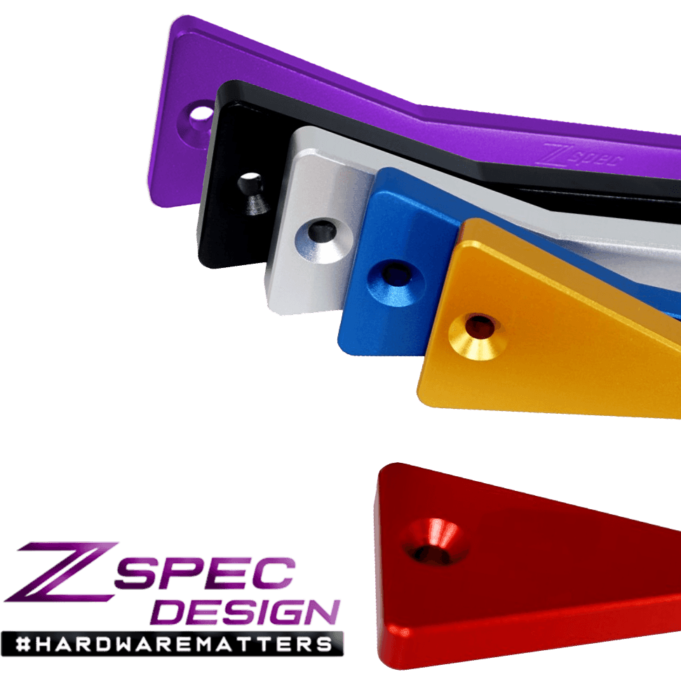 ZSPEC Battery Hold Down/Bracket for '90-96 Nissan Z32 300zx, Billet w/ Stainless Hardware - ZSD-565557-ZSD-565564-ZSD-565571-ZSD-565588-ZSD-565595-  DRIVEN - 2