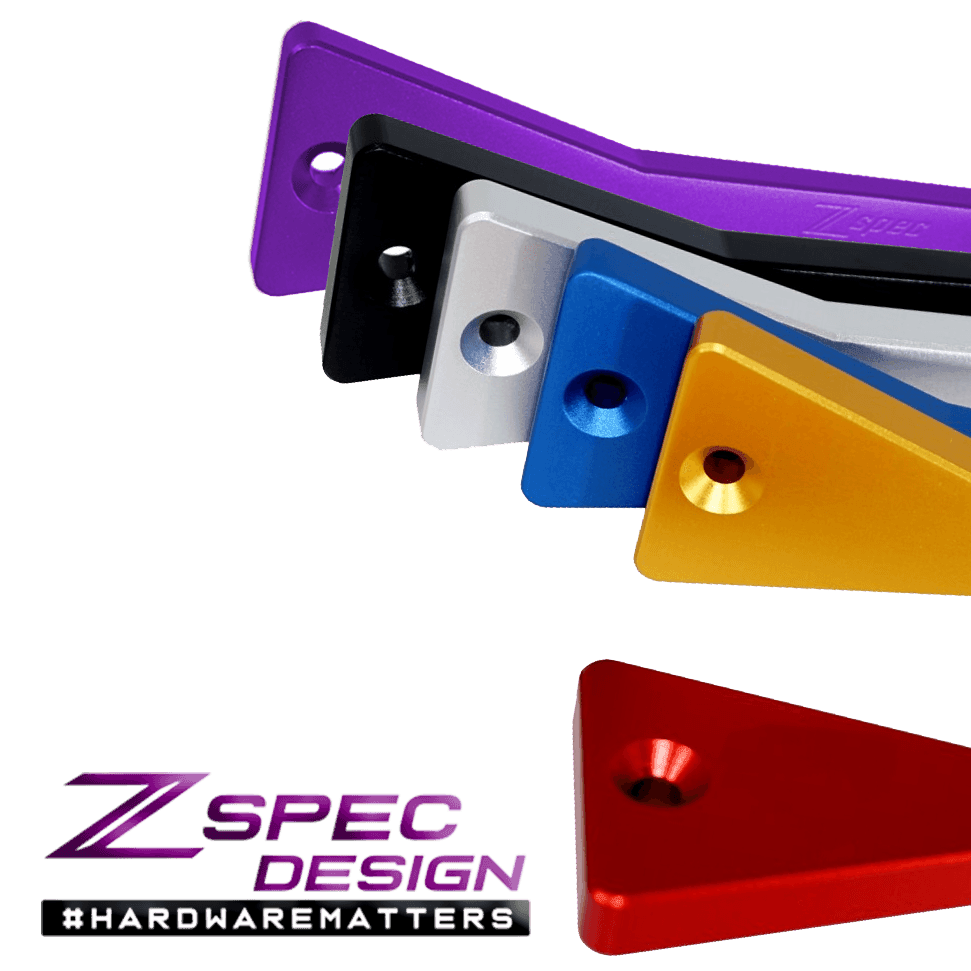 ZSPEC Battery Hold Down/Bracket for '03-09 Nissan 350z Z33, Billet w/ Stainless Hardware - ZSD-199363-ZSD-199370-ZSD-199387-ZSD-199394-ZSD-199400-  DRIVEN - 2