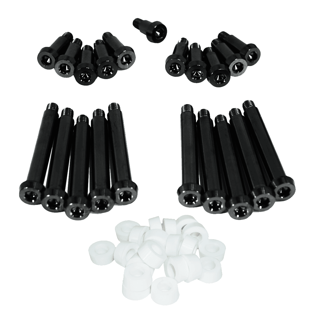 ZSPEC Shoulder-Bolt Timing Covers Fasteners w/ Bushings, Nissan 300zx Z32, Titanium - ZSD-569395-ZSD-569401-ZSD-569418-ZSD-569425-ZSD-569432-  DRIVEN - 17