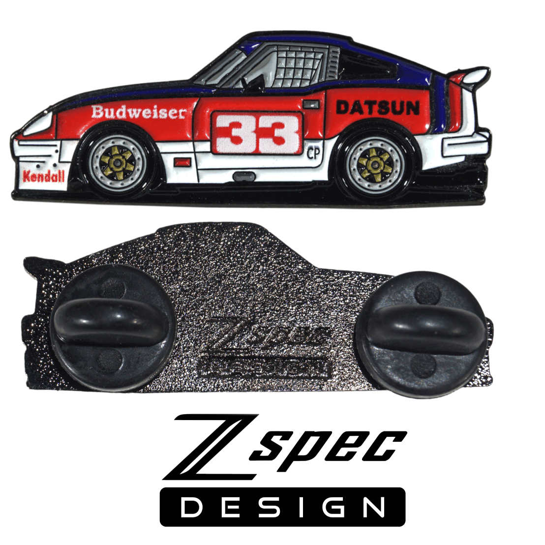 ZSPEC BSR-Racing Datsun #33 Tribute Lapel / Hat Pin - ZSD-758706-  DRIVEN - 4