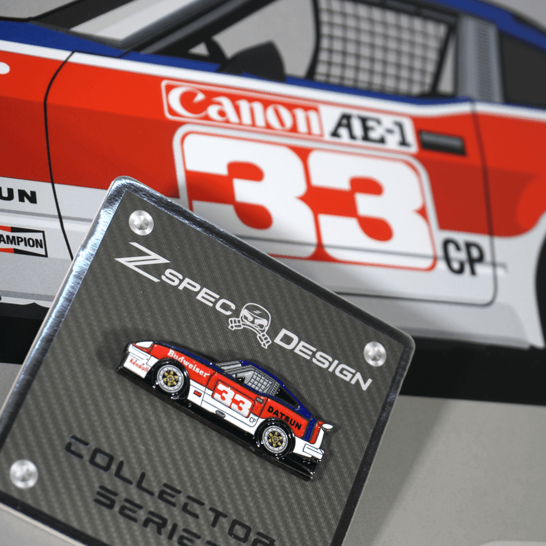 ZSPEC BSR-Racing Datsun #33 Tribute Lapel / Hat Pin - ZSD-758706-  DRIVEN - 5