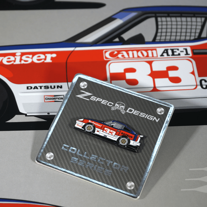 ZSPEC BSR-Racing Datsun #33 Tribute Lapel / Hat Pin - ZSD-758706-  DRIVEN - 1