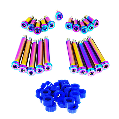 ZSPEC Shoulder-Bolt Timing Covers Fasteners w/ Bushings, Nissan 300zx Z32, Titanium - ZSD-569395-ZSD-569401-ZSD-569418-ZSD-569425-ZSD-569432-  DRIVEN - 21