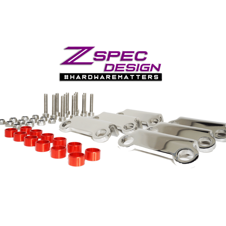 ZSPEC Polished Stainless Coil Brackets Kit (no Z), 90-99 Nissan Z32 300zx - ZSD-573156-ZSD-573163-ZSD-573170-ZSD-573187-ZSD-573194-  DRIVEN - 4