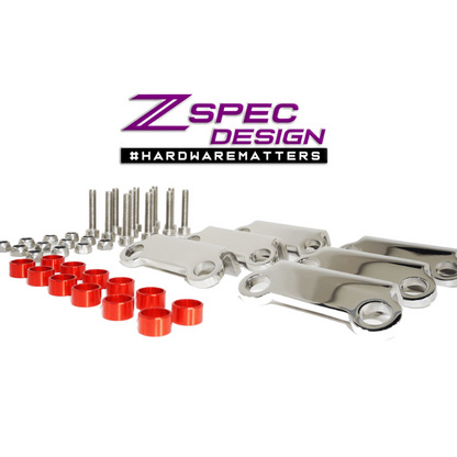 ZSPEC Polished Stainless Coil Brackets Kit (no Z), 90-99 Nissan Z32 300zx - ZSD-573156-ZSD-573163-ZSD-573170-ZSD-573187-ZSD-573194-  DRIVEN - 4