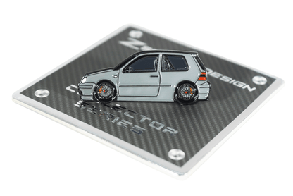 ZSPEC Collector Lapel / Hat Pin - Tribute to the MK4 Golf VW - ZSD-387425-ZSD-387432-ZSD-387449-ZSD-387456-  DRIVEN - 3