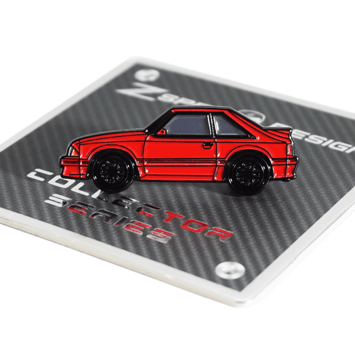 ZSPEC Collector Lapel / Hat Pin - Tribute to the Ford Mustang Fox-Body - ZSD-764011-ZSD-764028-ZSD-764035-ZSD-764042-  DRIVEN - 6