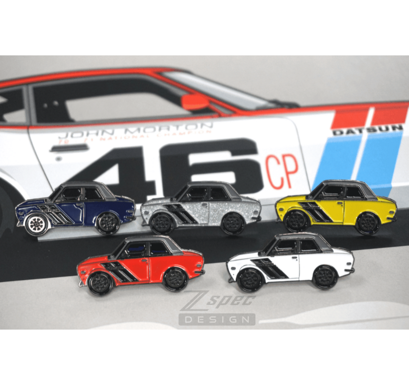 ZSPEC Datsun 510 "Daily Driver" Lapel / Hat Pin - ZSD-759147-ZSD-759154-ZSD-759161-ZSD-759178-ZSD-759185-  DRIVEN - 5