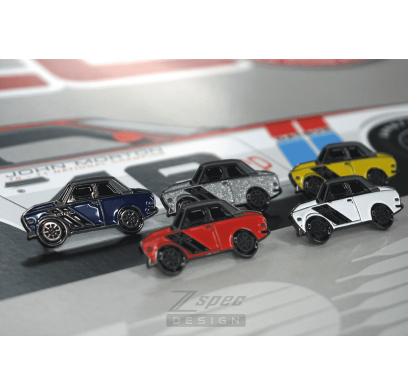 ZSPEC Datsun 510 "Daily Driver" Lapel / Hat Pin - ZSD-759147-ZSD-759154-ZSD-759161-ZSD-759178-ZSD-759185-  DRIVEN - 6