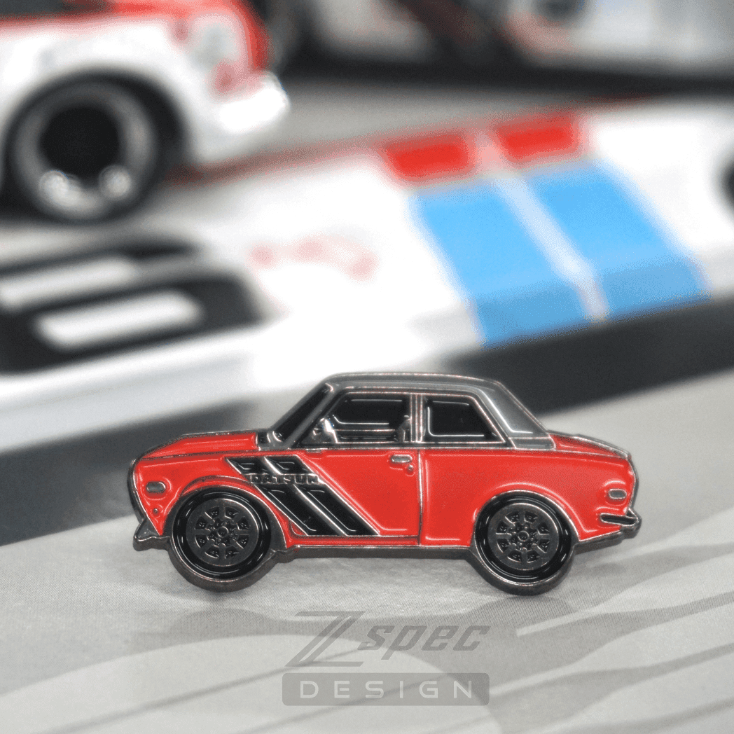 ZSPEC Datsun 510 "Daily Driver" Lapel / Hat Pin - ZSD-759147-ZSD-759154-ZSD-759161-ZSD-759178-ZSD-759185-  DRIVEN - 4