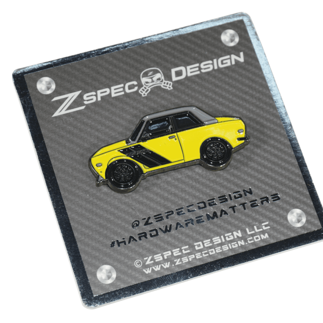 ZSPEC Datsun 510 "Daily Driver" Lapel / Hat Pin - ZSD-759147-ZSD-759154-ZSD-759161-ZSD-759178-ZSD-759185-  DRIVEN - 1