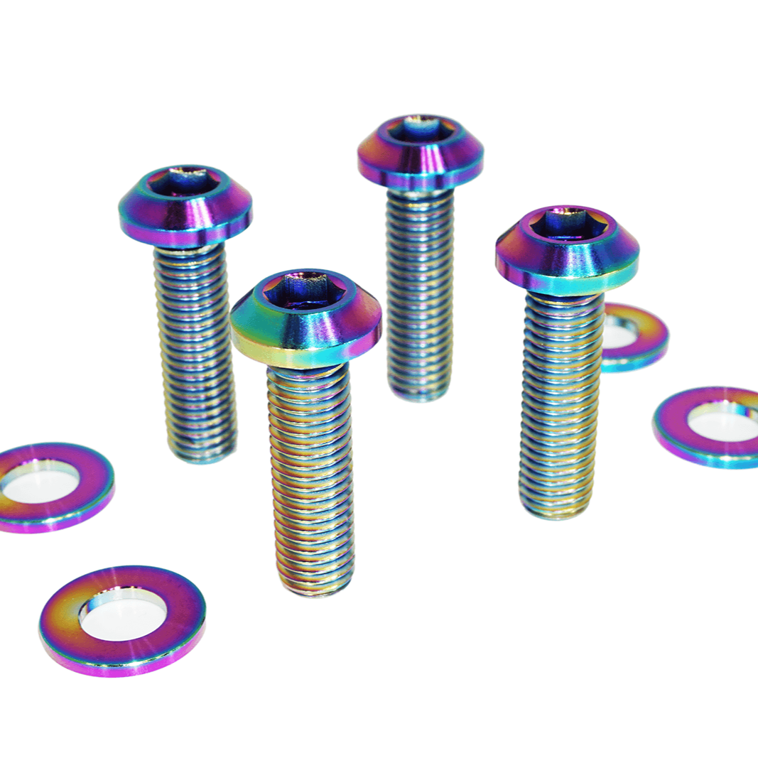 ZSPEC Front Strut Cross-Braces Fasteners for '20+ Toyota Supra MKV GR A90, Titanium - ZSD-386053-ZSD-386060-ZSD-386077-ZSD-386084-ZSD-386091-  DRIVEN - 4