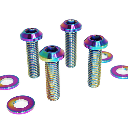 ZSPEC Front Strut Cross-Braces Fasteners for '20+ Toyota Supra MKV GR A90, Titanium - ZSD-386053-ZSD-386060-ZSD-386077-ZSD-386084-ZSD-386091-  DRIVEN - 4