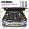 ZSPEC Stage-3 Dress Up Bolts® Fastener Kit for 21+ Ford Bronco 2.7L, Titanium & Billet