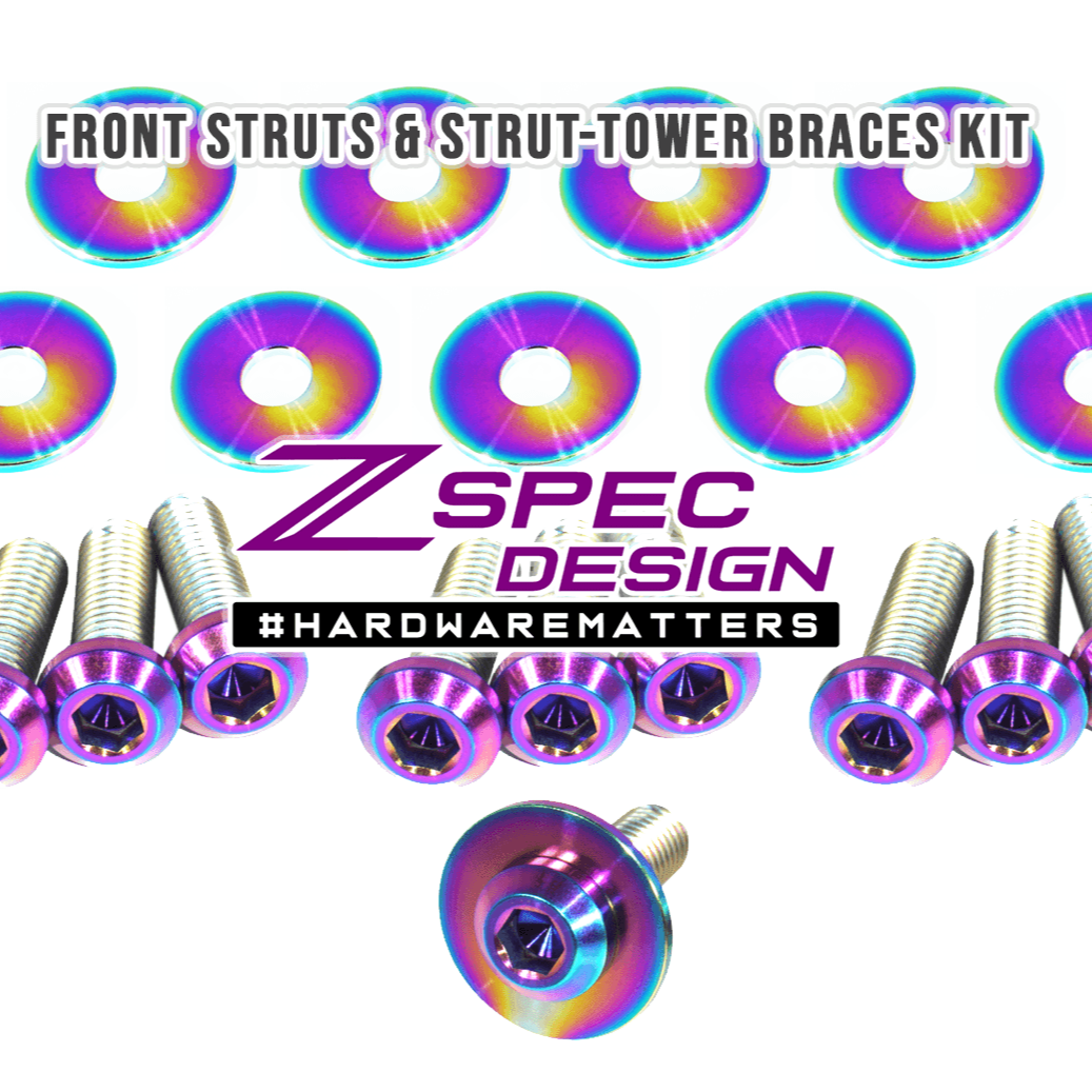 ZSPEC Titanium Struts & Strut-Braces Fastener Kits for '16+ Chevy V8 Camaro SS - ZSD-202186-ZSD-202193-ZSD-202209-ZSD-202216-ZSD-202223-  DRIVEN - 5