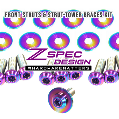 ZSPEC Titanium Struts & Strut-Braces Fastener Kits for '16+ Chevy V8 Camaro SS - ZSD-202186-ZSD-202193-ZSD-202209-ZSD-202216-ZSD-202223-  DRIVEN - 5