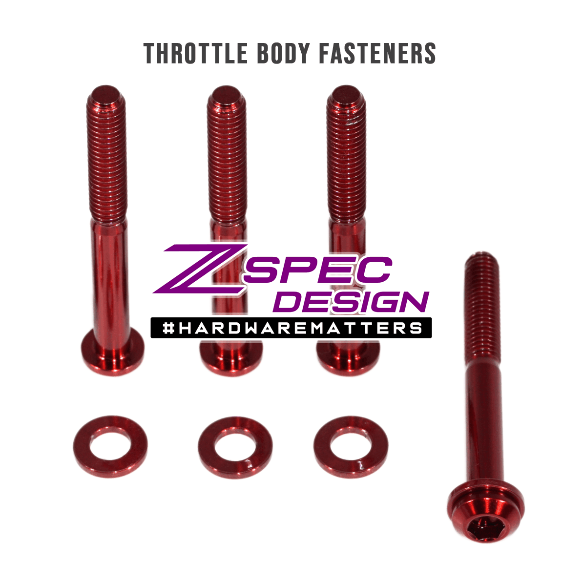 ZSPEC Throttle Body Fastener Kit for '16+ Chevy V8 Camaro SS, Grade-5 Titanium - ZSD-202261-ZSD-202278-ZSD-202285-ZSD-202292-ZSD-202308-  DRIVEN - 5