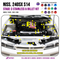 ZSPEC Stage-3 Dress Up Bolts® Fastener Kit for '95-98 Nissan 240SX S14, Stainless & Billet