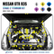 ZSPEC Stage-2 Dress Up Bolts® Fastener Kit for '09-23 Nissan GTR (R35), Titanium