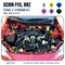 ZSPEC Stage-2 Dress Up Bolts® Fastener Kit for Scion FRS, Subaru BRZ, Toyota 86 '13-21, Titanium