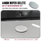 ZSPEC 44mm Rear Wiper Hole-Cover/Cap/Plug, Weatherproof, Billet, Silver Finish