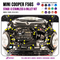 ZSPEC Stage-3 Dress Up Fastener Kit, '14-21 Mini Cooper S F56S, Stainless & Billet