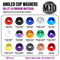 ZSPEC M10 Billet Angled Cup Finish Washers for SHSC Socket-Cap Fasteners, Billet, 10-Pack
