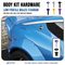 ZSPEC Body Kit Fastener, Low-Profile M5x20mm Titanium w/Well Nut, Per Each