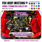 ZSPEC Stage-2 Dress Up Bolts® Fastener Kit for '87-93 Ford Mustang V8 Fox-Body, Stainless & Billet