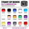 ZSPEC M8 Straight Cup Dress-Up/Finish Washers for M8 SHSC Fasteners, Billet, 10-Pack