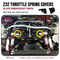 ZSPEC Black Throttle Spring Covers for '94-96 300zx Z32 Plenums, Powdercoated Stainless