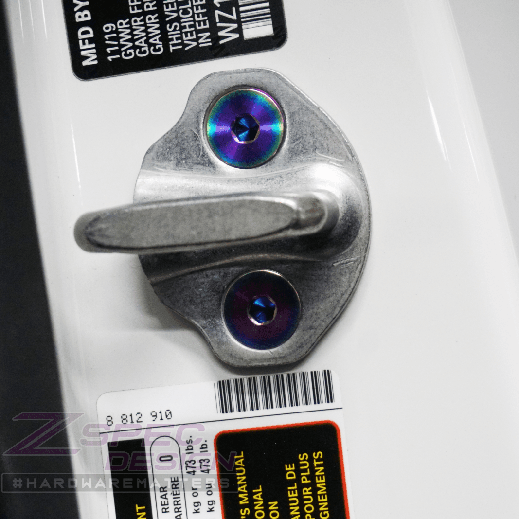 ZSPEC Dress Up Bolts® Fastener Kit, Door Jams Area for Toyota Supra MK5, Titanium - ZSD-201172-ZSD-201189-ZSD-201196-ZSD-201202-ZSD-201219-  DRIVEN - 5